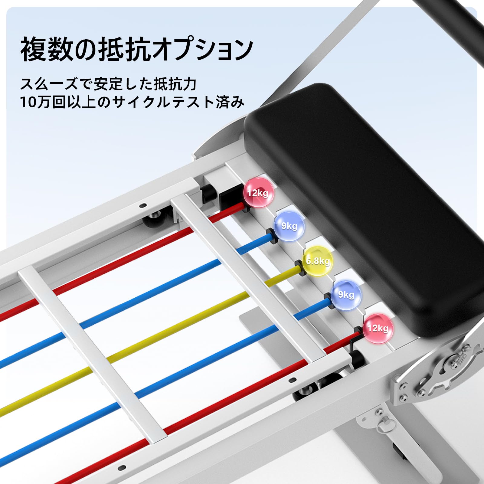 Amazon.co.jp: WNPANE ピラティス リフォーマー、家庭用折りたたみ式